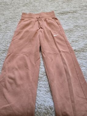Nike Sportswear Phoenix Plush Dusty Orange Pants Petite Size